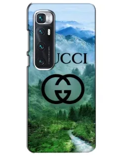 Чехол для Xiaomi Mi 10 Ultra с картинкой «Gucci — горный пейзаж»