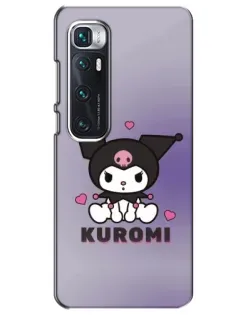 Чохол для Xiaomi Mi 10 Ultra з картинкою «Kuromi — фіолетовий арт»