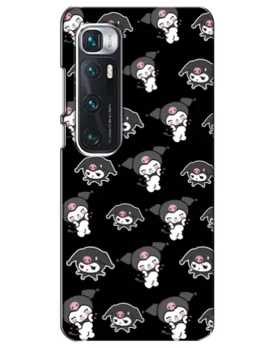 Чехол для Xiaomi Mi 10 Ultra с картинкой «Черный паттерн Kuromi»