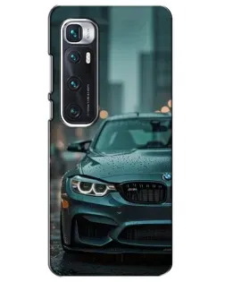 Чехол для Xiaomi Mi 10 Ultra с картинкой «BMW в огнях города»