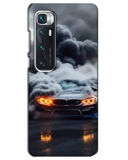 Чехол для Xiaomi Mi 10 Ultra с картинкой «BMW в дыму»