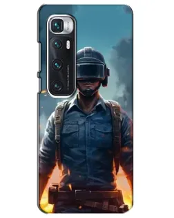 Чехол для Xiaomi Mi 10 Ultra с картинкой «PUBG — реалистичный герой»