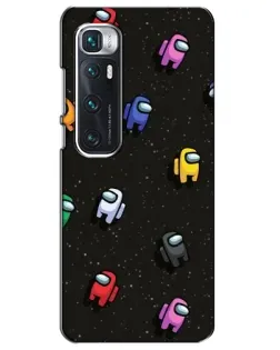 Чехол для Xiaomi Mi 10 Ultra с картинкой «Космический паттерн Among Us»