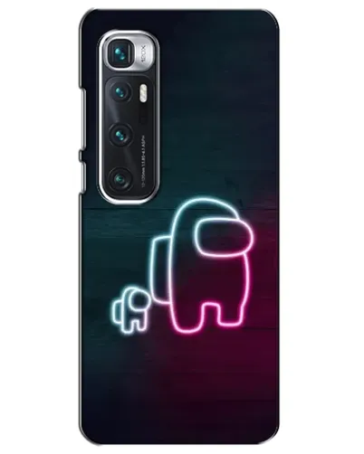 Чехол для Xiaomi Mi 10 Ultra с картинкой «Among Us неон-арт»