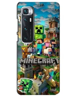 Чехол для Xiaomi Mi 10 Ultra с картинкой «Замок Minecraft»