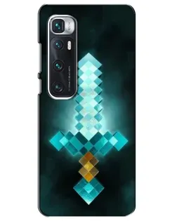 Чехол для Xiaomi Mi 10 Ultra с картинкой «Алмазный меч неон»