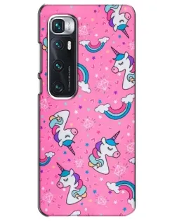 Чехол для Xiaomi Mi 10 Ultra с картинкой «Unicorn паттерн розовый»