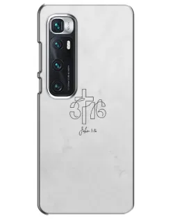 Чехол для Xiaomi Mi 10 Ultra с картинкой «Иоанна 3:16 Крест»