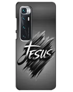 Чехол для Xiaomi Mi 10 Ultra с картинкой «Надпись Jesus Graffiti»
