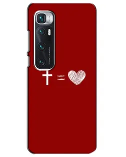 Чехол для Xiaomi Mi 10 Ultra с картинкой «Уравнение любви»