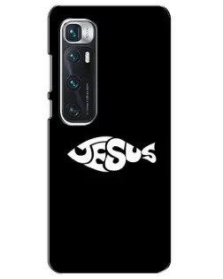 Чехол для Xiaomi Mi 10 Ultra с картинкой «Рыба Jesus»