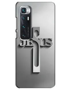 Чехол для Xiaomi Mi 10 Ultra с картинкой «Металлический крест Jesus»