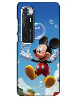 Чехол для Xiaomi Mi 10 Ultra с картинкой «Mickey и мыльные пузыри»