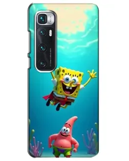 Чохол для Xiaomi Mi 10 Ultra з картинкою «Спанч Боб під водою»
