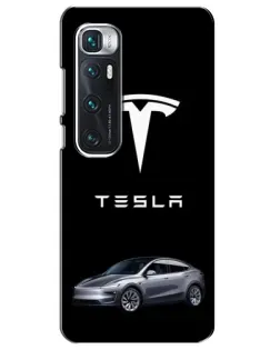 Чехол для Xiaomi Mi 10 Ultra с картинкой «Tesla Model Y»
