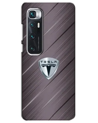 Чехол для Xiaomi Mi 10 Ultra с картинкой «Металлическая текстура Tesla»