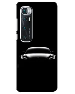 Чехол для Xiaomi Mi 10 Ultra с картинкой «Фары Tesla Night»