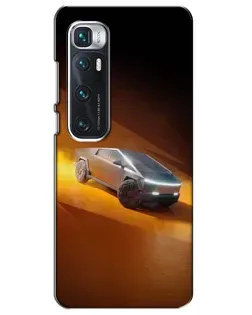 Чехол для Xiaomi Mi 10 Ultra с картинкой «Cybertruck в пустыне»