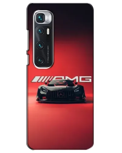 Чехол для Xiaomi Mi 10 Ultra с картинкой «Mercedes AMG — красная линия»
