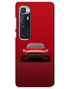 Чехол для Xiaomi Mi 10 Ultra с картинкой «Красный Mercedes AMG»