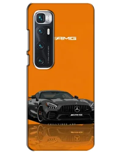 Чехол для Xiaomi Mi 10 Ultra с картинкой «Оранжевый Mercedes AMG»