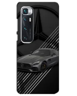 Чехол для Xiaomi Mi 10 Ultra с картинкой «Mercedes AMG — графика»