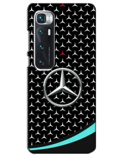 Чехол для Xiaomi Mi 10 Ultra с картинкой «Mercedes — бирюзовый акцент»