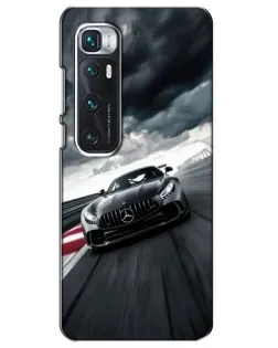 Чехол для Xiaomi Mi 10 Ultra с картинкой «Гоночный Mercedes AMG»
