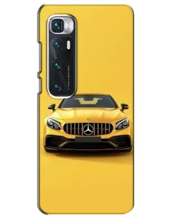 Чехол для Xiaomi Mi 10 Ultra с картинкой «Желтый Mercedes GT»