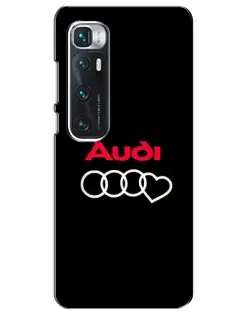 Чехол для Xiaomi Mi 10 Ultra с картинкой «Логотип Audi Heart» Чехол для Xiaomi Mi 10 Ultra с картинкой «Логотип Audi Heart»