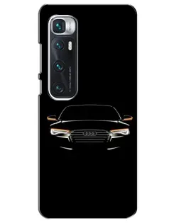 Чехол для Xiaomi Mi 10 Ultra с картинкой «Audi — ночной контур»