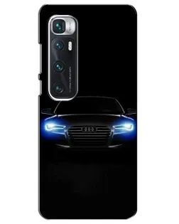Чехол для Xiaomi Mi 10 Ultra с картинкой «Audi в неоне»
