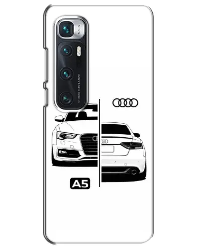 Чехол для Xiaomi Mi 10 Ultra с картинкой «Audi — контрастный дизайн»