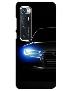 Чехол для Xiaomi Mi 10 Ultra с картинкой «Неоновый взгляд Audi»