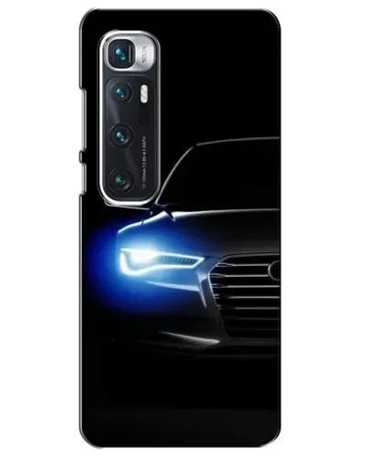 Чехол для Xiaomi Mi 10 Ultra с картинкой «Неоновый взгляд Audi»