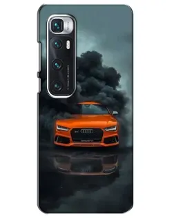 Чехол для Xiaomi Mi 10 Ultra с картинкой «Audi в облаках дыма»