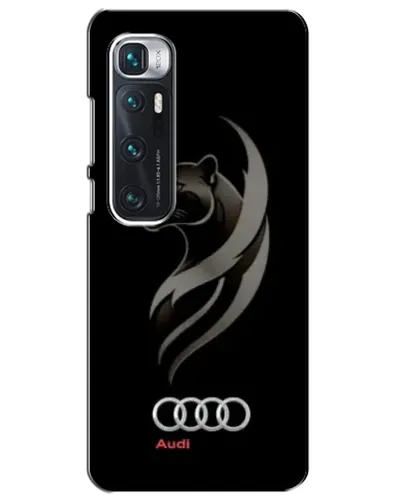 Чехол для Xiaomi Mi 10 Ultra с картинкой «Графика — пантера и Audi»