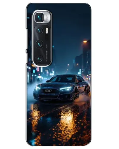 Чехол для Xiaomi Mi 10 Ultra с картинкой «Ночной город и Audi»