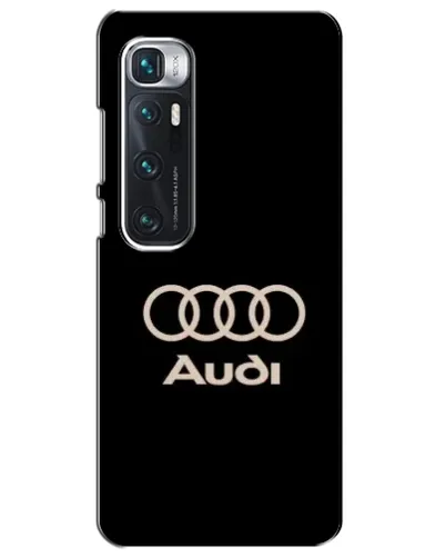 Чехол для Xiaomi Mi 10 Ultra с картинкой «Audi — золотой логотип»