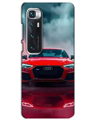 Чехол для Xiaomi Mi 10 Ultra с картинкой «Audi RS — красный стиль»