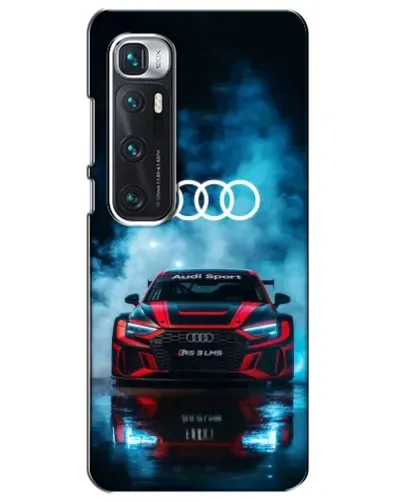 Чехол для Xiaomi Mi 10 Ultra с картинкой «Audi Sport — неон»
