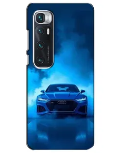 Чехол для Xiaomi Mi 10 Ultra с картинкой «Audi — голубая энергия»