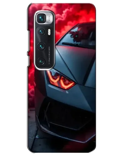 Чехол для Xiaomi Mi 10 Ultra с картинкой «Lamborghini красное сияние»