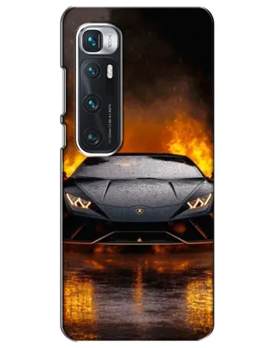 Чехол для Xiaomi Mi 10 Ultra с картинкой «Lamborghini в огне»