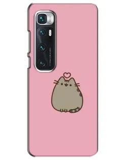 Чехол для Xiaomi Mi 10 Ultra с картинкой «Pusheen сердце»