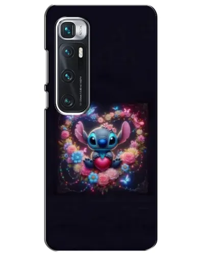 Чохол для Xiaomi Mi 10 Ultra з картинкою «Stitch у квітах»
