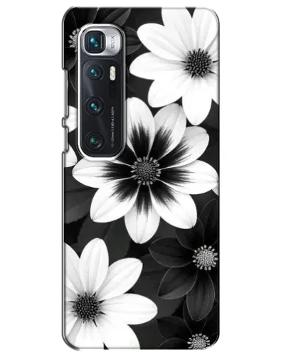 Чехол для Xiaomi Mi 10 Ultra с картинкой «Монохромные астры» Чехол для Xiaomi Mi 10 Ultra с картинкой «Монохромные астры»