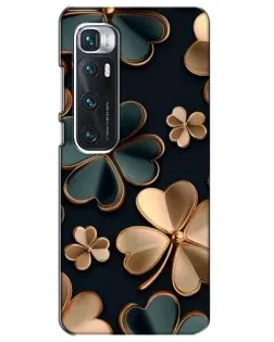 Чехол для Xiaomi Mi 10 Ultra с картинкой «Клевер в золоте»