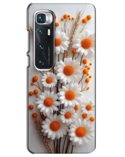 Чехол для Xiaomi Mi 10 Ultra с картинкой «Белые сухоцветы»