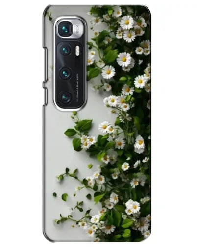Чехол для Xiaomi Mi 10 Ultra с картинкой «Ветка мелких белых цветов» Чехол для Xiaomi Mi 10 Ultra с картинкой «Ветка мелких белых цветов»